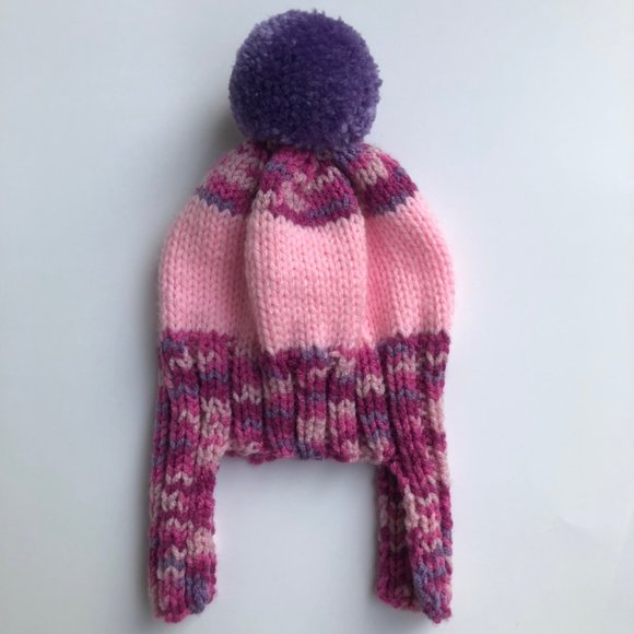 Pink & Purple Toddler Winter Hat - Picture 1 of 1